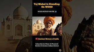 Taj Mahal is Standing on WOOD? 🪵😱 #indianhistory #shorts #ancienthistory