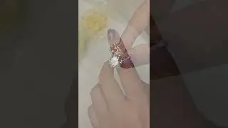 ✨ Round Cut Moissanite Diamond Solitaire Engagement Ring 💍#shorts #moissanitediamond #solitairering