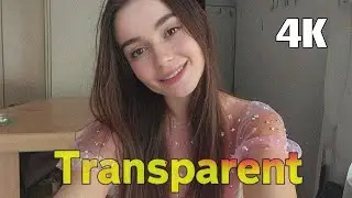 Transparent Lingerie Try -On haul | 4K Micro Bikini Try-On haul 4K#001 