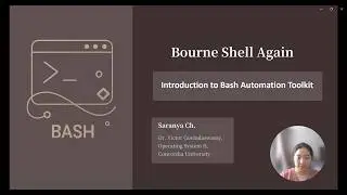 Bash Shell [Part 1: Script Basic]