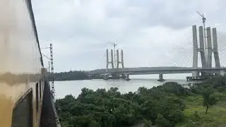 Crossing Zuari River 