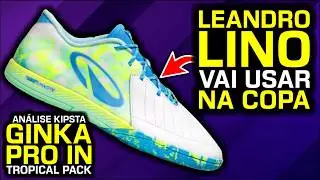 Ginka Pro foi ATUALIZADA 😱 - Análise chuteira futsal Kipsta Ginka Pro Tropical Pack