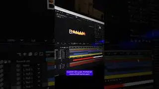 custom logo animation showreel - Text walk | After Effects