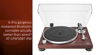 Действительно ли этот великолепный проигрыватель винила с Bluetooth-подсветкой из розового дерева...