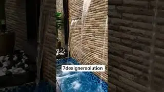 landscape compound wall design ideas ☺️ #landscaping