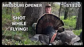 S1:E20 CRAZY LONGBEARD SHOT | Missouri Turkey Hunting