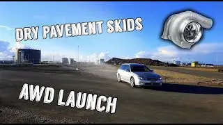 Legacy GT EJ20Y Launch Compilation + Snow Drifting