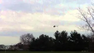 Align Trex 450 l dominator ,Thunder power g 8 lipo ,pilot is nitrokyosho practicing side loops