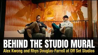 Behind the Studio Mural: A Calgary Collaboration with Alex Kwong and Rhys Douglas-Farrell