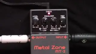 Using Boss Metal Zone As An Eq Equaliser Pedal On A High Gain Amp