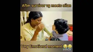 vijayalakshmi meets Nilan after survivor___ very emotional moments _mom and son ❤