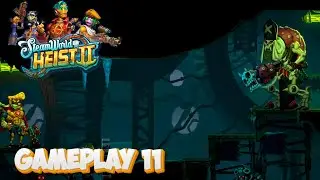 Steamworld The heist 2 Fiordo helado parte 4 gameplay 11
