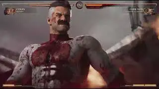 Mortal Kombat 1 Conan & Motaro vs Omni-Man & Tremor