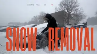 (RAW) Clearing Snow From My Car in a Blizzard | 4K🇨🇦