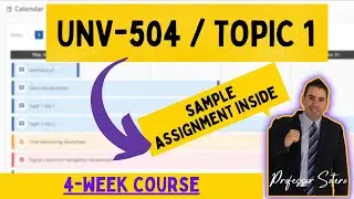 Intro to Graduate Studies (UNV504) at Grand Canyon University (Topic 1)