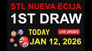 STL NUEVA ECIJA 1ST DRAW - JAN 12, 2026 Results (LIVE UPDATE)