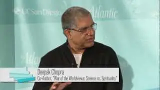 The Atlantic Meets Pacific [CLIP]: Science vs. Spirituality with Deepak Chopra and Leonard Mlodinow