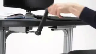 HumanScale Float Height Adjustable Sit Stand Desk at HuntOffice.ie
