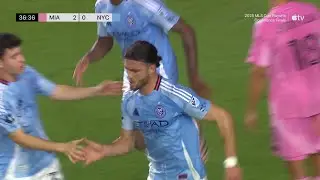 Justin Haak FREE KICK HEADER Cuts Inter Miami's Lead To One Goal! | 2025 Audi MLS Cup Playoffs