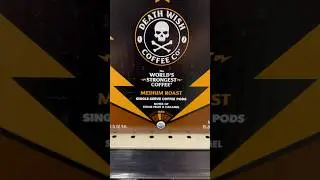 Death Wish Coffee Medium Roast Single Serve Coffee Pods