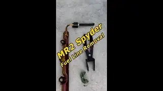 MR2 Spyder Fuel Line Removal