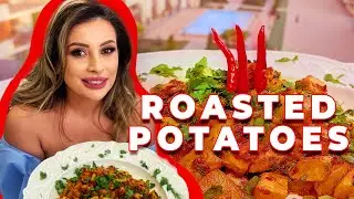 Middle Eastern Roasted Potatoes AKA Batata Harra | Yummy By Shagh | Recipe Maker | Cooking Channel