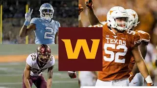 Washington Football Team 2nd and 3rd Round Draft Picks of 2021 NFL Draft!!