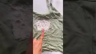 Hack To Remove Oil stain from clothes 💕 #hack #lifehacks