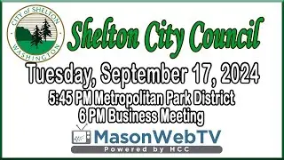 Shelton City Council Sept. 17, 2024