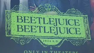 Tim Burton Beetlejuice Beetlejuice Billboard Sunset Blvd Los Angeles California USA August 18, 2024