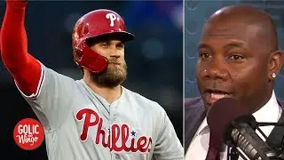 Bryce Harper's slump not concerning because 'it's just May' - Ryan Howard | Golic & Wingo