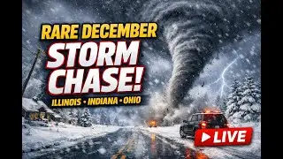⚠️ LIVE STORM CHASING &ndash; RARE DECEMBER SEVERE WEATHER EVENT ⚠️