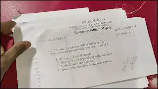VBU University Law College BA LLB Sem 1 | Important Questions & Exam Paper