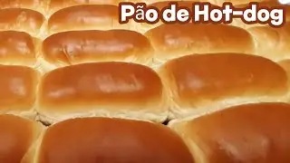 PÃO DE HOT-DOG CASEIRO MAIS FÁCIL QUE TEM!!! 😋😧