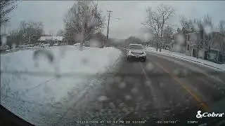 Idiot Driver | Following too close on a snowy road #dummy #snowystreets #toocloseforcomfort