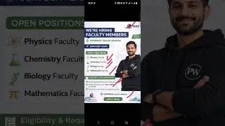 Saudi Teaching Vacancies in Physics Walla,  #middleeast #teachingcommunity link in description