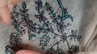 easy embroidery design|viral embroidery tutorial|Beautiful New SozniWork Design ✨ Hand embroidery 🪡