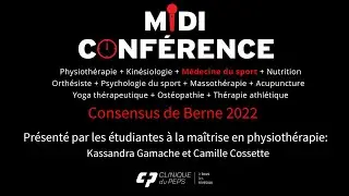 Midi conf&eacute;rence - Consensus de Berne 2022