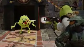 Shrek cheats on Mike Wazowski (majestic version)
