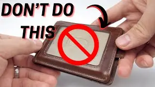 It's Been Six Years Since I Cleaned My Leather Wallet | How To Clean Your Leather Bill Fold At Home