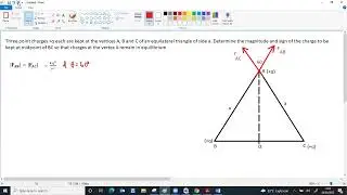 GRADE XII TERM I ELECTROSTATICS EQUILIBRIUM OF CHARGES