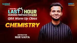 Nursing Question Bank Solve Class | Bsc Nursing | Chemistry | Nur Vaiya 