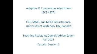 Adaptive & Coop. Algo., F23(T3): Python Code for Particle Swarm Optimization and Genetic Algorithm