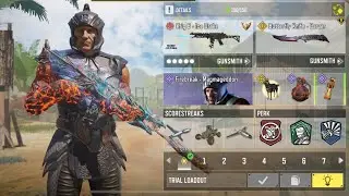Mythic Krig 6 Ice Drake looks insane with the blistering magma Camo & Firebreak Magmageddon in CODM