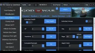 Cheating PS4 Games on 5 05 PS4 Trainer by TylerModsTutorial