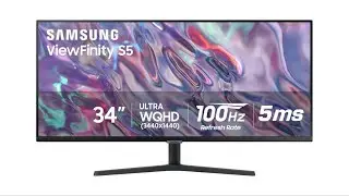 Review: Samsung 34 Inch ViewFinity S50GC Ultra-WQHD Monitor | 100Hz Productivity Display