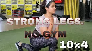 Easy Leg Workout | No Equipment