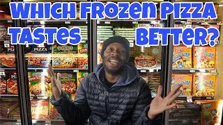 Reviewing 5 Random Frozen Pizzas! I was SURPRISED by the WINNER!!