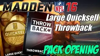 10 LARGE QUICKSELLS & 1 THROWBACK PACK! | MUT 16 PACK OPENING