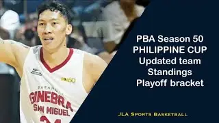 PBA S50 PHILIPPINE CUP FINAL STANDINGS, PLAYOFF BRACKET, GAME SCHEDULES